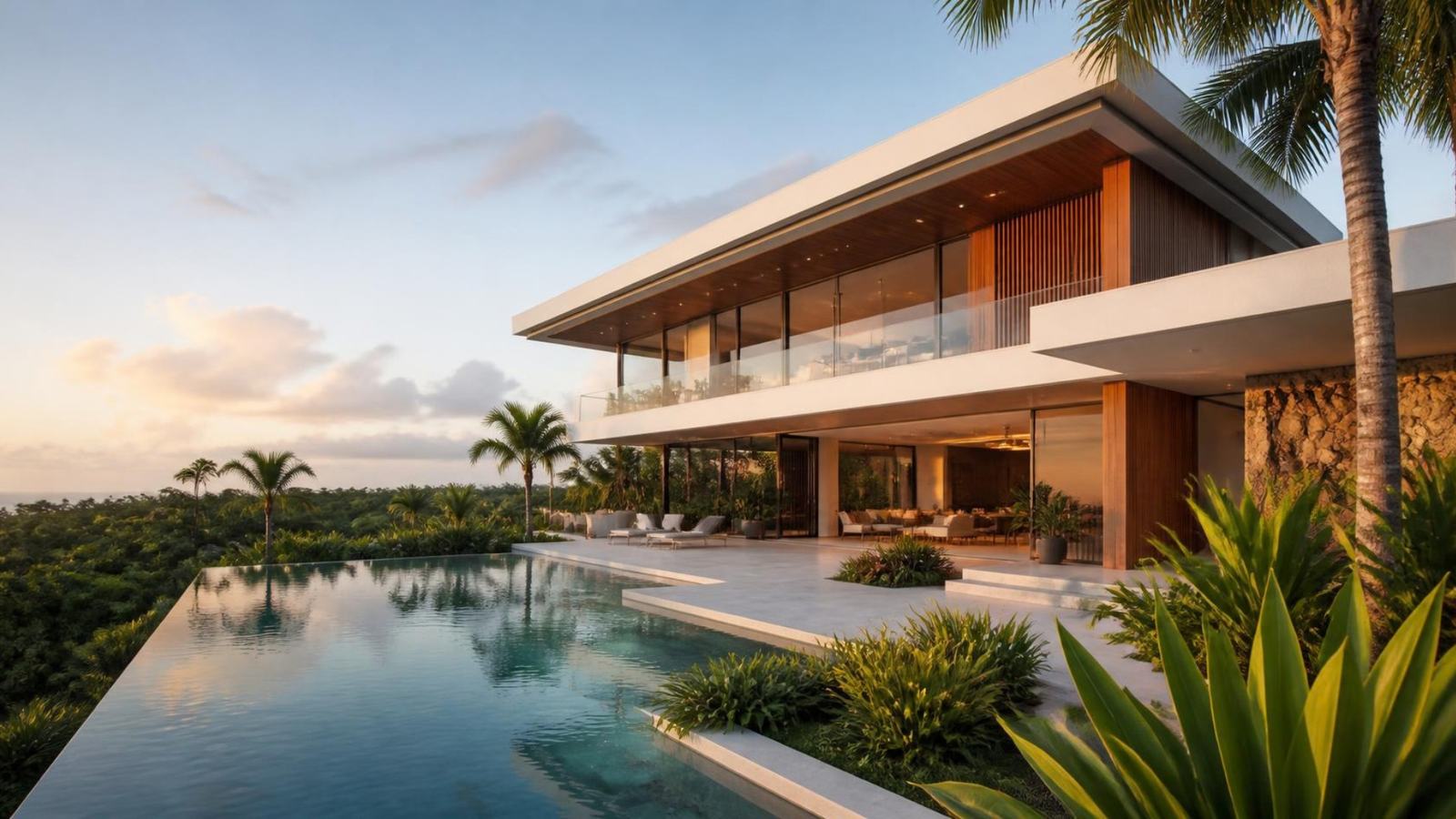 Residência contemporânea de alto padrão com piscina
